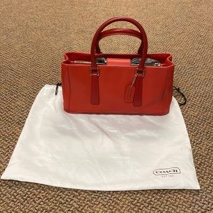 COACH Red Satchel